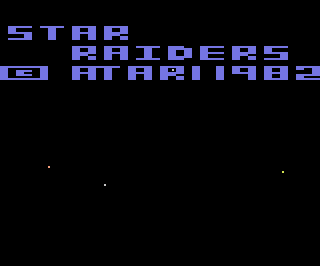 Star Raiders atari screenshot