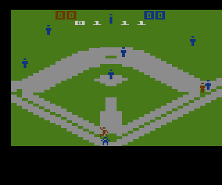 Super Challenge Baseball atari screenshot