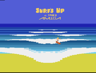 Surf's Up atari screenshot