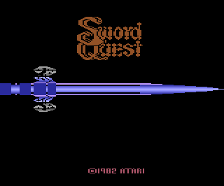 SwordQuest - EarthWorld atari screenshot