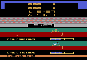 Track & Field atari screenshot