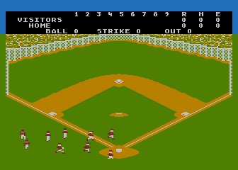 Barroom Baseball atari screenshot