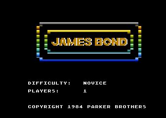 James Bond 007 atari screenshot