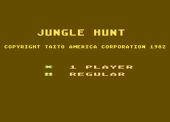 Jungle Hunt atari screenshot