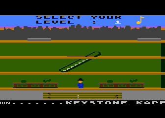 Keystone Kapers atari screenshot