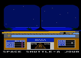 Space Shuttle atari screenshot