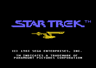 Star Trek: Strategic Operations Simulator atari screenshot