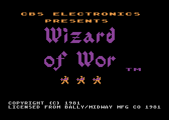 Wizard Of Wor atari screenshot