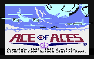 Ace Of Aces atari screenshot