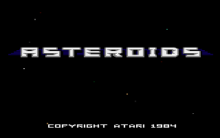 3D Asteroids atari screenshot
