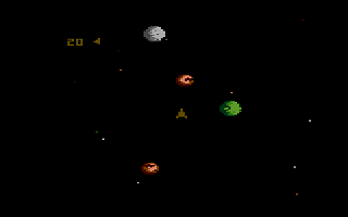 3D Asteroids atari screenshot
