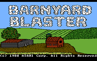 Barnyard Blaster atari screenshot