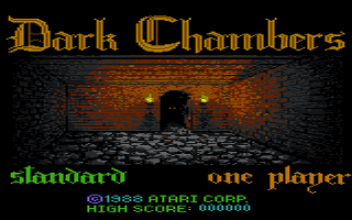 Dark Chambers atari screenshot