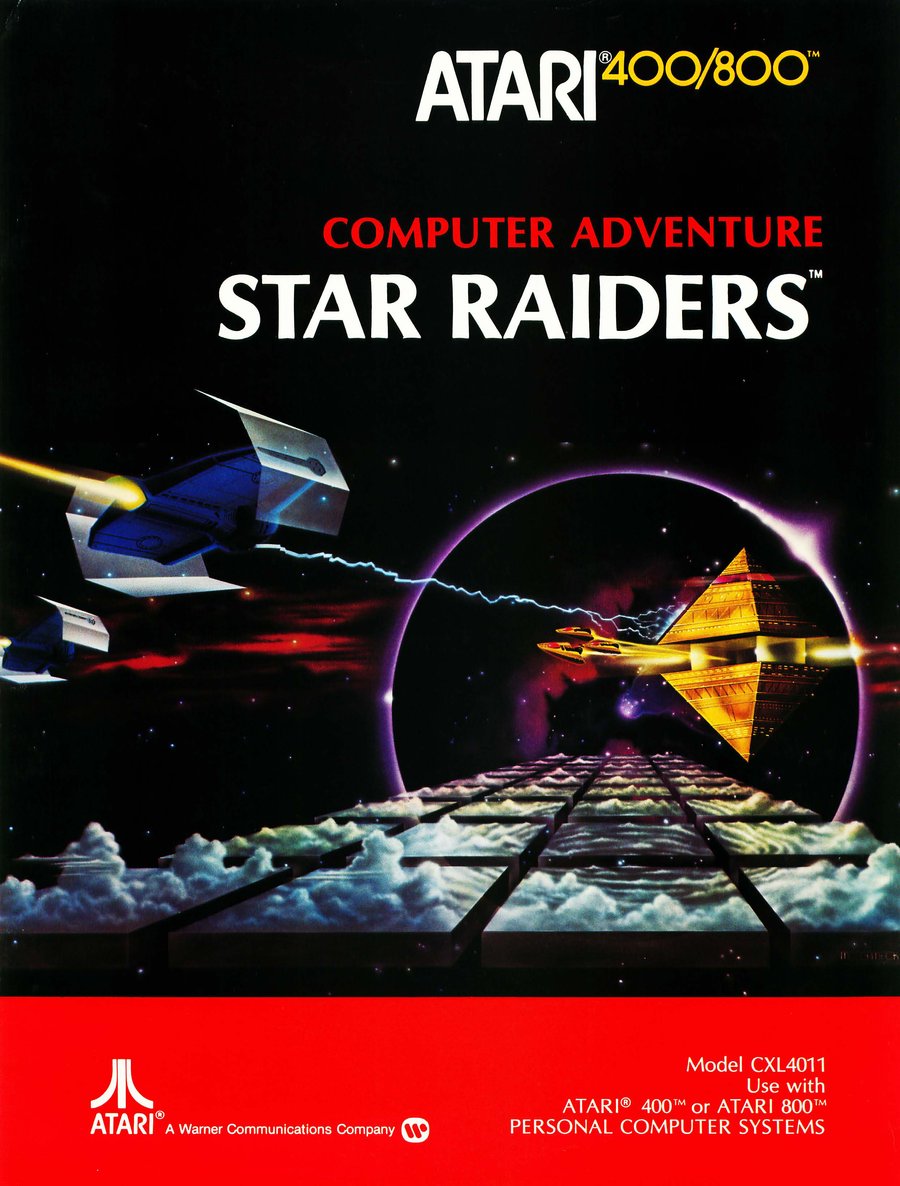 Star Raiders Cartridge Atari New Large B Box 800/XL/XE 
