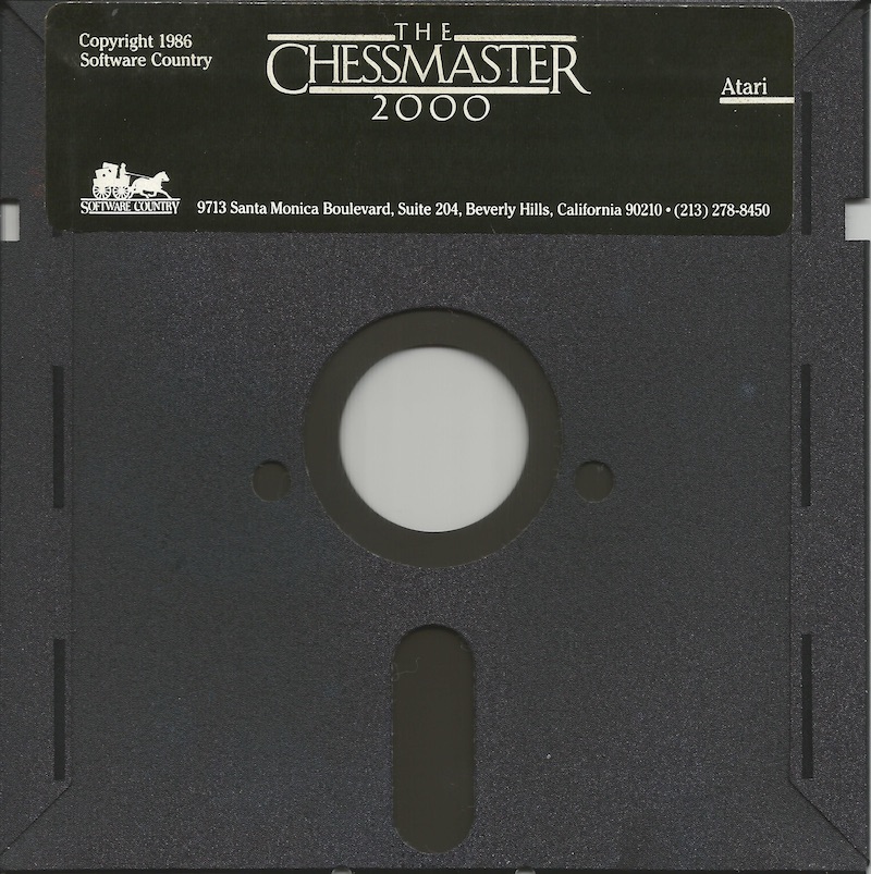 IBM The Chessmaster 2000 5.25 Floppy PC Computer Game Box Manual