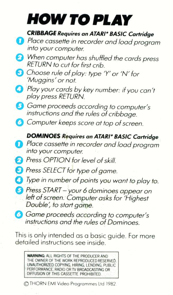 Printable Rules For Playing Dominoes