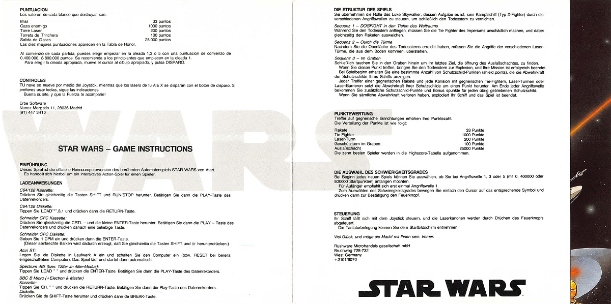 Atari 400 800 XL XE Space Wars : scans, dump, download, screenshots, ads,  videos, catalog, instructions, roms