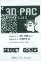3-D Pac Plus / Ghost II Atari disk scan