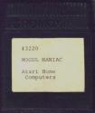 Mogul Maniac Atari cartridge scan