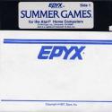 Summer Games Atari disk scan