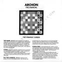 Archon Atari instructions