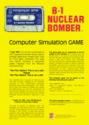 B-1 Nuclear Bomber Atari tape scan