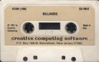 Billiards Atari tape scan