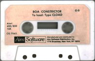 Boa Constrictor Atari tape scan