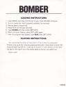 Bomber Atari instructions