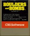 Boulders and Bombs Atari cartridge scan