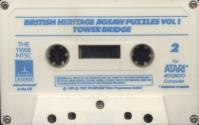 British Heritage Jigsaw Puzzles Vol. 1 Atari tape scan