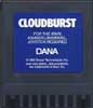 Cloudburst Atari cartridge scan
