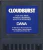 Cloudburst Atari cartridge scan