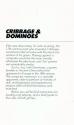 Cribbage / Dominoes Atari instructions