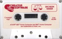 Decision Maker Atari tape scan