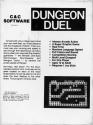 Dungeon Duel Atari tape scan