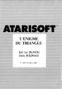 Enigme du Triangle (L') Atari instructions