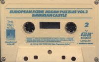 European Scene Jigsaw Puzzles - Volume 2 Atari tape scan