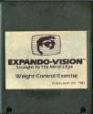Expando-Vision - Weight Control / Exercise Atari cartridge scan