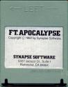 Fort Apocalypse Atari cartridge scan