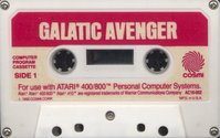 Galactic Avenger Atari tape scan