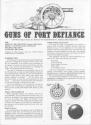 Guns of Fort Defiance Atari instructions