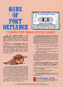 Guns of Fort Defiance Atari tape scan