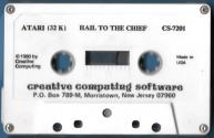 Hail to the Chief Atari tape scan
