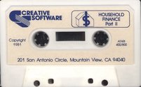 Household Finance Atari tape scan