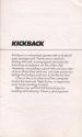 Kickback Atari instructions