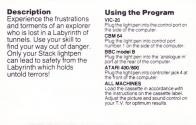 Lost in the Labyrinth Atari instructions