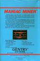 Maniac Miner Atari disk scan