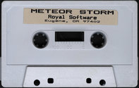 Meteor Storm Atari tape scan