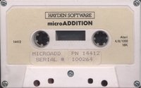 microAddition Atari tape scan